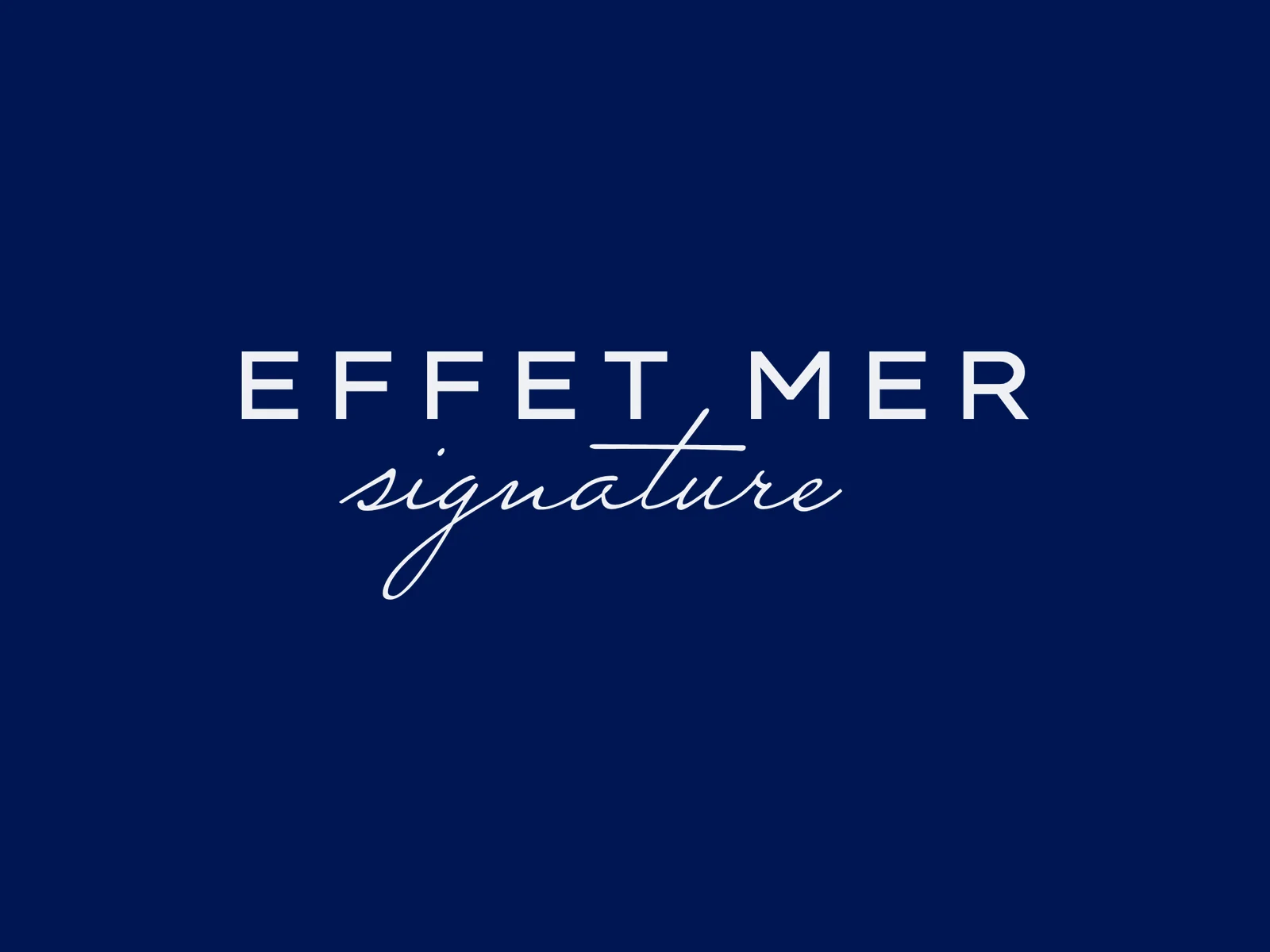 Effet Mer Signature — direction artistique