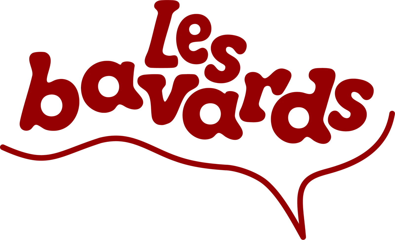 Les Bavards — alt logo rouge