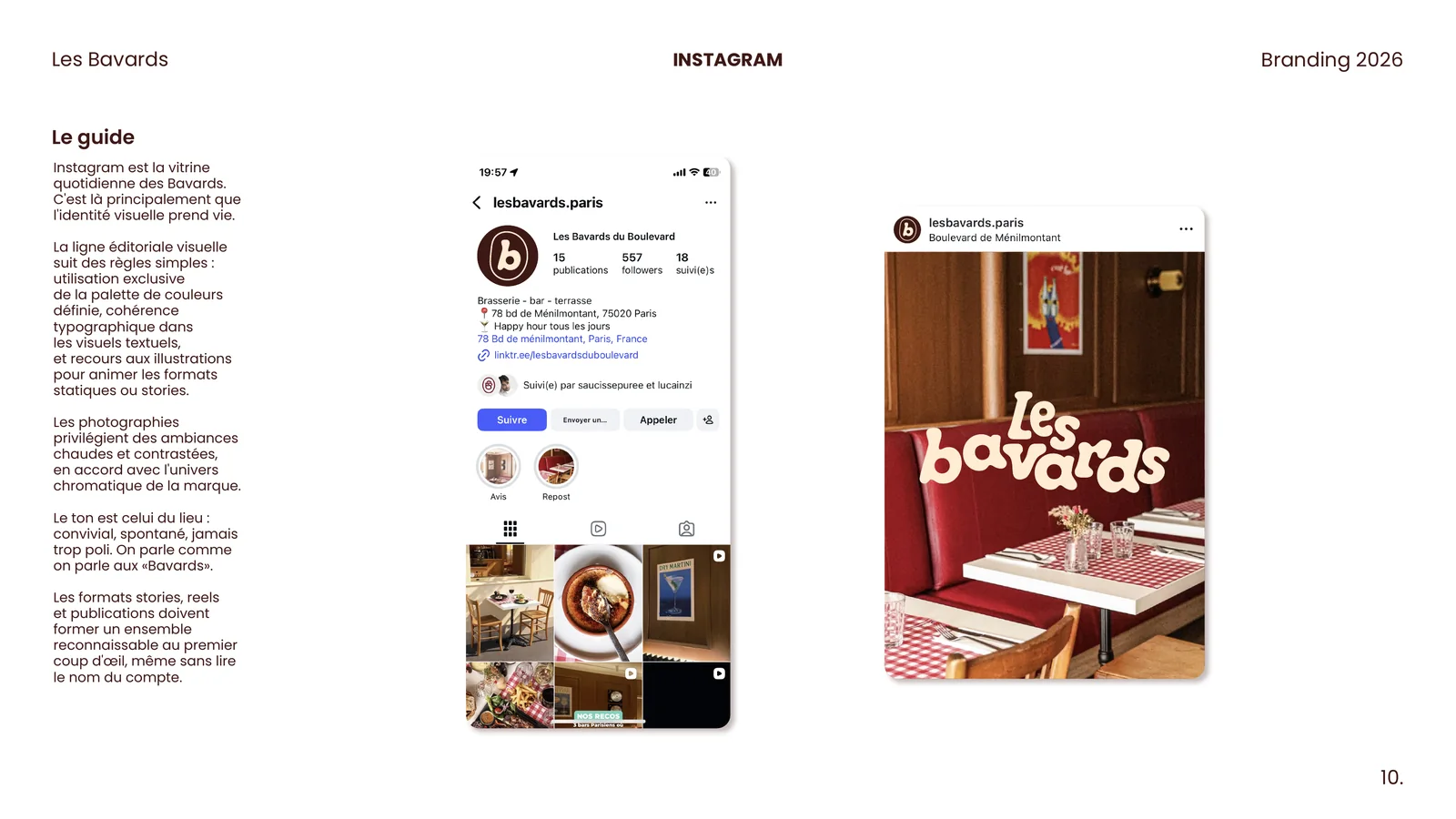 Les Bavards — Le guide Instagram
