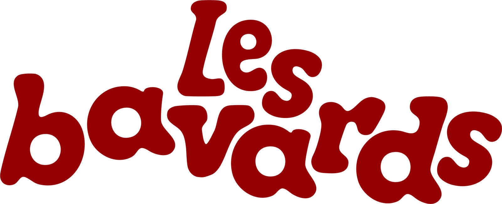Les Bavards — logo rouge