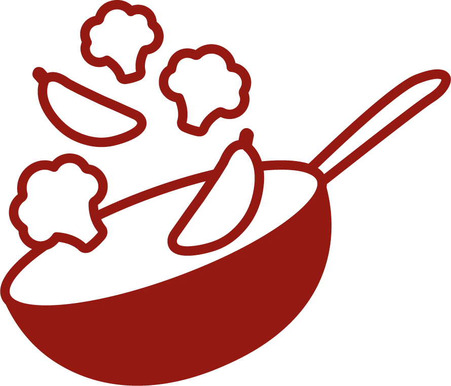 Les Bavards — poelée légumes rouge