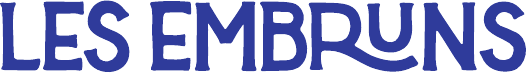 Les Embruns — logotype bleu