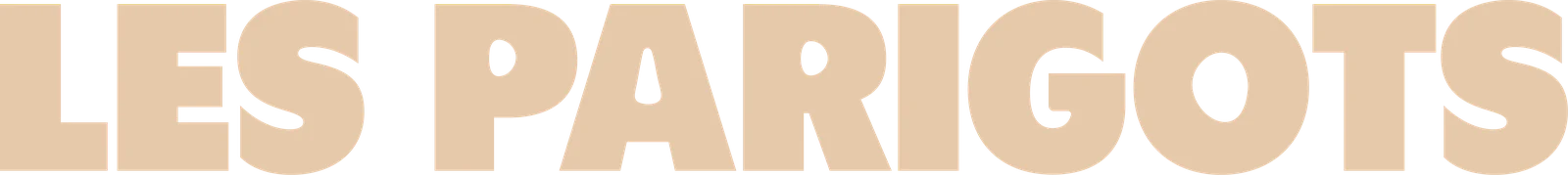 Les Parigots — beige logo simplifié