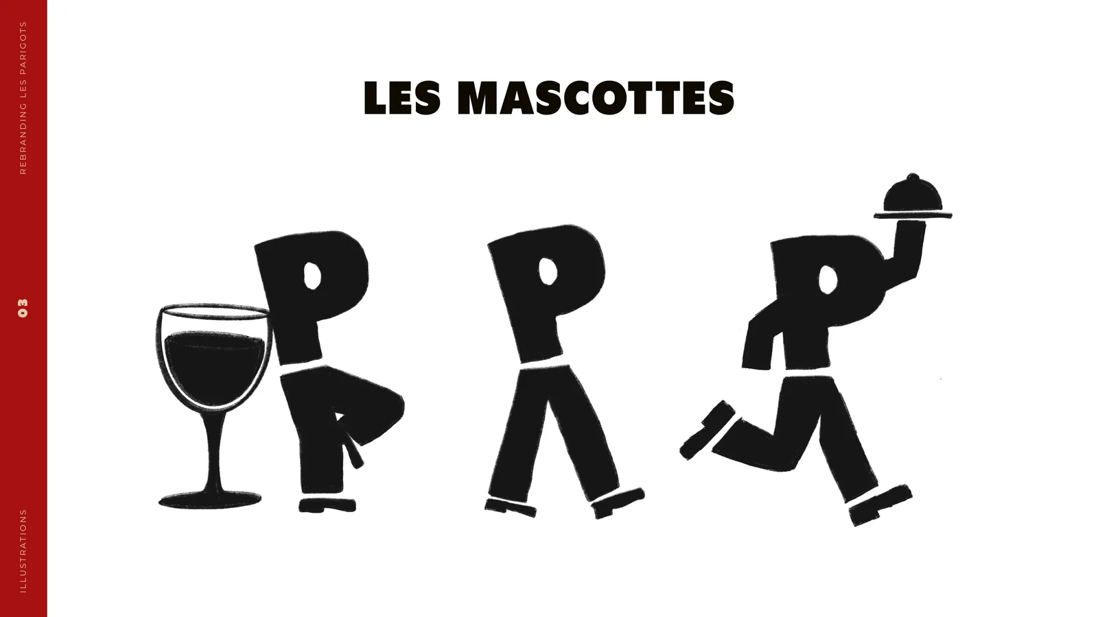 Les Parigots — Les trois mascottes