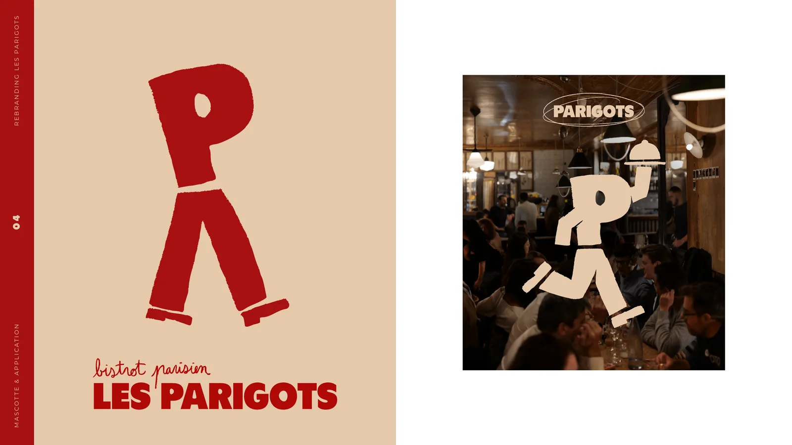Les Parigots — La mascotte en vitrine