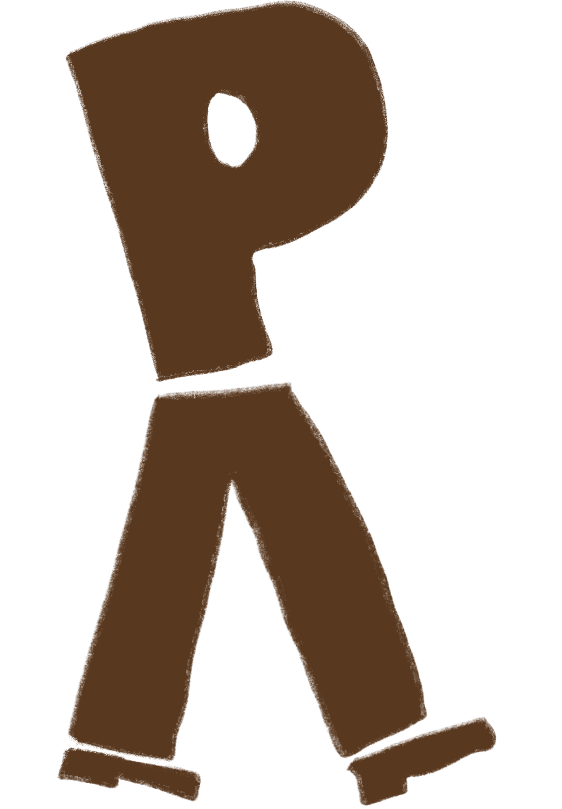 Les Parigots — marron logo mascotte