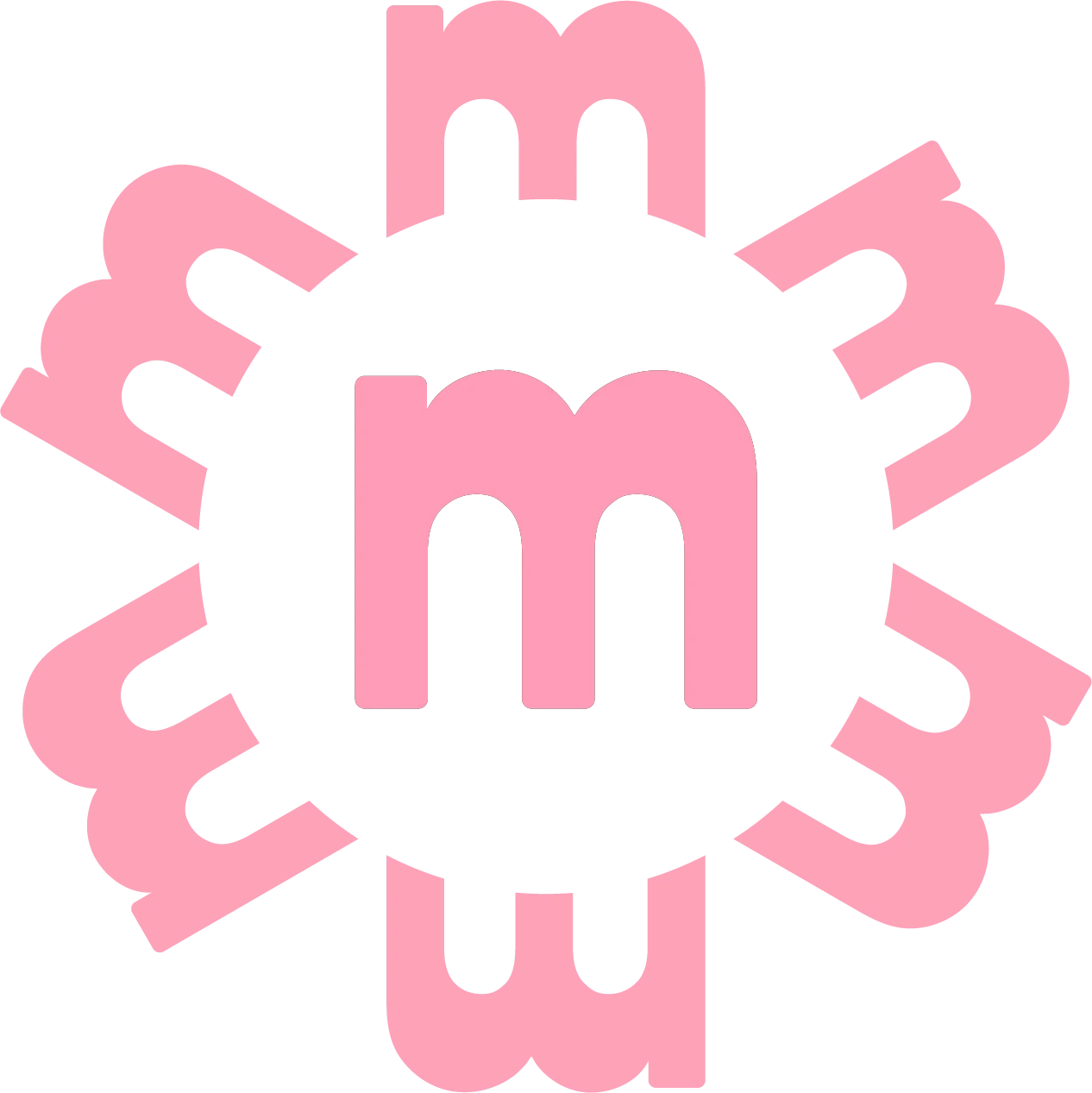 Marguerite — monogramme rose