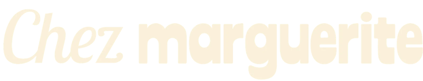 Marguerite — store crème